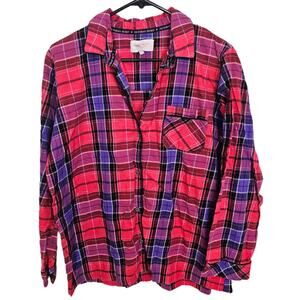 Victoria Secret Pajama Set Cotton Pajama Set 2-Piece Set Pajama Set Women L Red